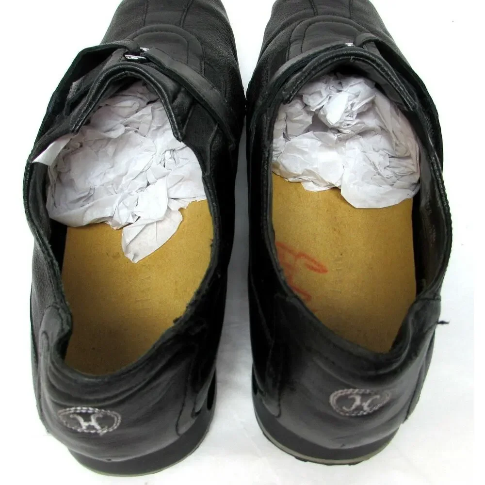 Cole Haan men's size 11.5 M black leather sneakers casual loafers